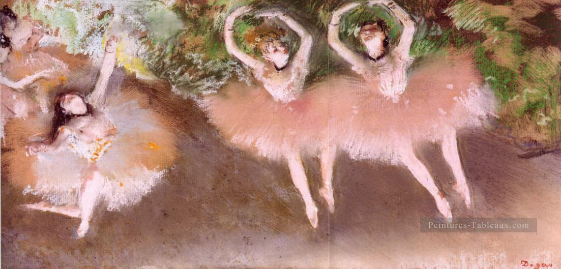 scène de ballet sur scène Edgar Degas Peintures à l'huile